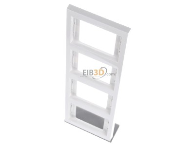 View up front Berker 13437009 Frame 4-gang white 
