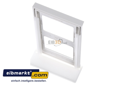 Top rear view Berker 13637009 Frame 2-gang white
