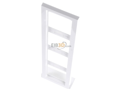 View up front Berker 13837009 Frame 4-gang white 
