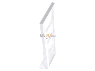 View top left Berker 13837009 Frame 4-gang white 
