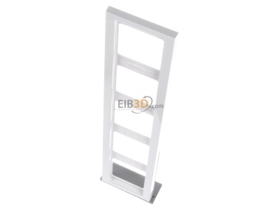 View up front Berker 13937009 Frame 5-gang white 
