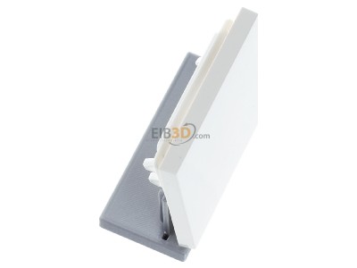 Ansicht oben links Berker 14057002 Wippe ws/gl 1-fach 