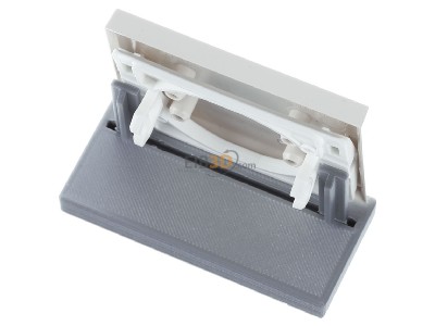 Ansicht oben hinten Berker 14057002 Wippe ws/gl 1-fach 