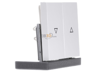 Ansicht links Berker 14357109 Wippe pws/gl m.Symbol Pfeil 