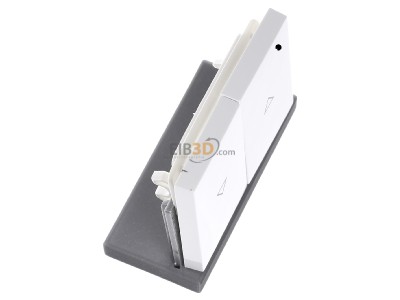 Ansicht oben links Berker 14357109 Wippe pws/gl m.Symbol Pfeil 