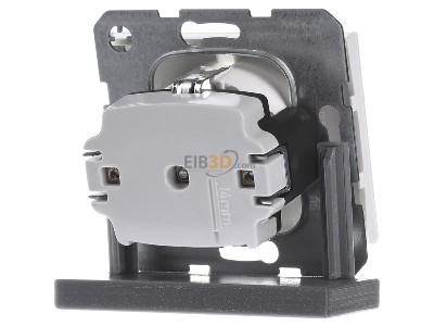 Ansicht hinten Berker 41357009 SCHUKO-Steckdose pws/gl 