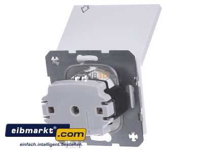 Ansicht hinten Berker 47517109 SCHUKO-Steckdose pws m.Klappdeckel 