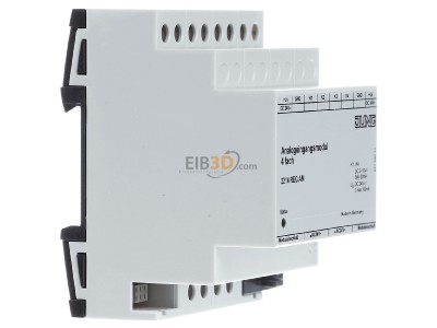 View on the left Jung 2214 REG AM EIB, KNX analogue input 4-ch, 
