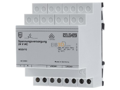 Frontansicht Jung WS SV 10 Spannungsversorgung fr Wetterstation 