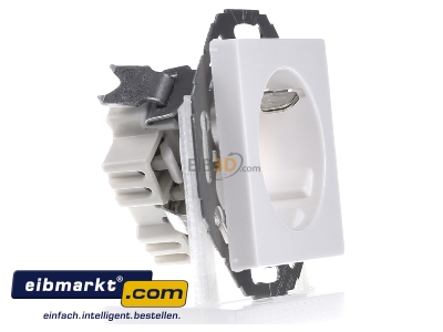 Ansicht links Jung A 520-45 KI WW SCHUKO-Steckdose aws 16A 250V 45Grad 