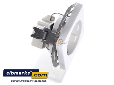 Ansicht oben links Jung A 520-45 KI WW SCHUKO-Steckdose aws 16A 250V 45Grad 