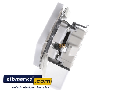 Ansicht oben rechts Jung A 520-45 KI WW SCHUKO-Steckdose aws 16A 250V 45Grad 