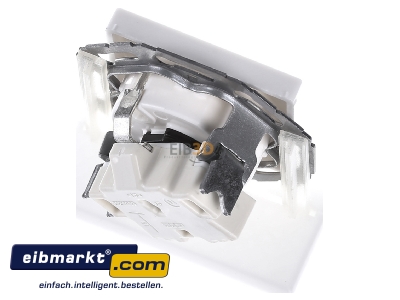 Ansicht oben hinten Jung A 520-45 KI WW SCHUKO-Steckdose aws 16A 250V 45Grad 