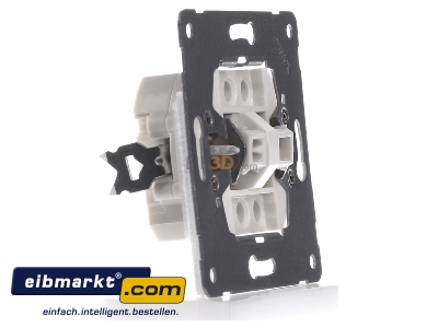 Ansicht links Peha D 619 T Doppeltaster 10A 250V 