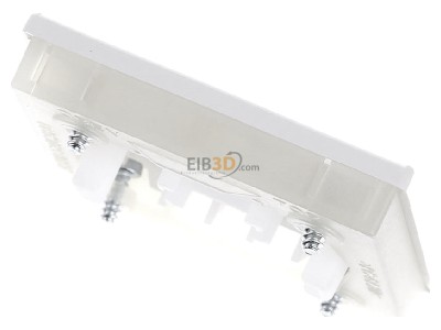 Top rear view Jung A 590 CARD WW Cover plate for switch/push button white 
