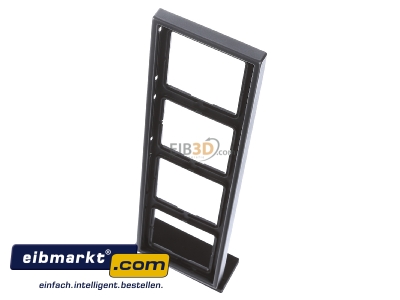 View up front Jung AL 2984 AN Frame 4-gang anthracite - 
