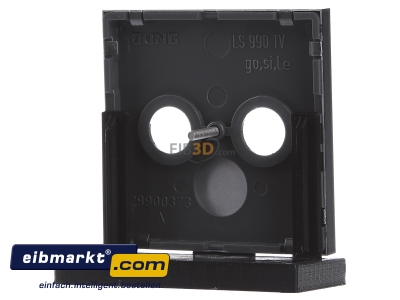 Ansicht hinten Jung AL 2990 TV AN Abdeckung anth f�r Antennendose 