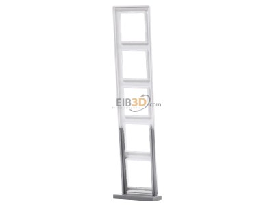 Back view Jung AS 585 BF WW Frame 5-gang white 
