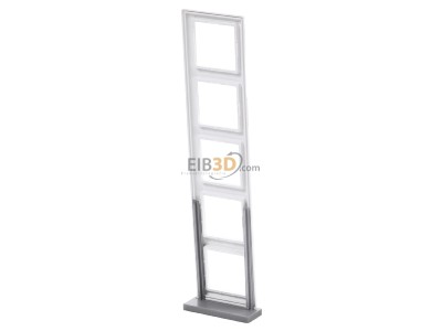 Top rear view Jung AS 585 BF WW Frame 5-gang white 
