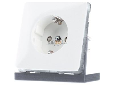 Front view Peha D 80.6511.02 SI Socket outlet (receptacle) 
