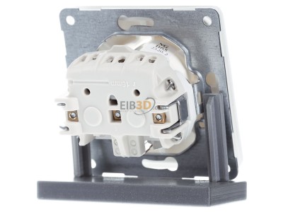 Back view Peha D 80.6511.02 SI Socket outlet (receptacle) 
