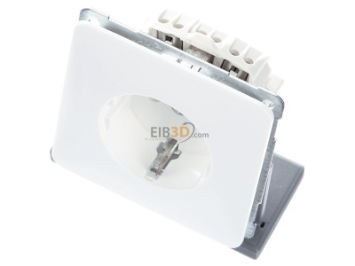 View up front Peha D 80.6511.02 SI Socket outlet (receptacle) 
