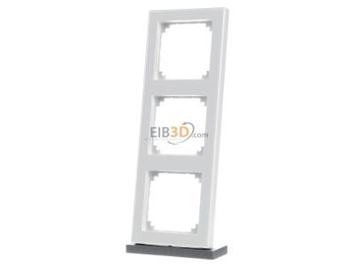 Front view Merten 478319 Frame 3-gang white 
