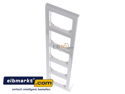 View up front Merten 478519 Frame 5-gang white 
