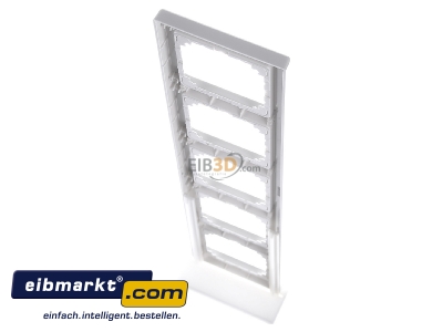 Top rear view Merten 478519 Frame 5-gang white 
