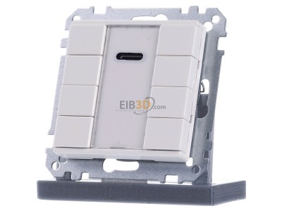 Front view Merten 617519 EIB, KNX touch sensor 8-fold, 
