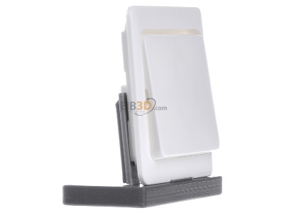 View on the left Peha D 80.640.02 Cover plate for switch/push button white 
