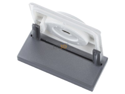 Ansicht oben hinten Peha D 80.610.02 HR Abdeckung mit Knopf rws f�r Kombination 