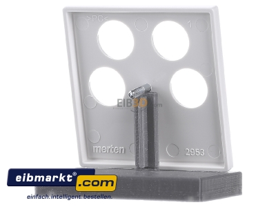 Back view Merten 296519 Central cover plate
