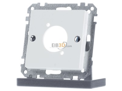 Front view Merten 468019 Basic element with central cover plate 
