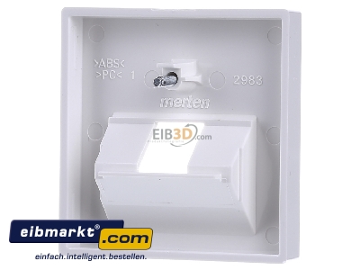 Back view Merten 296219 Central cover plate UAE/IAE (ISDN)
