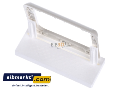 Top rear view Peha 00202111 Frame 1-gang cream white
