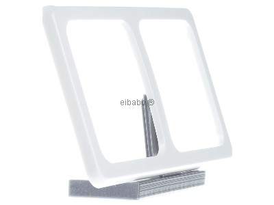 Ansicht links Peha D 80.672.02 Rahmen 2-fach rws waage/senkrecht 