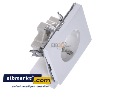 View top left Peha D 95.6511.02 Socket outlet protective contact white
