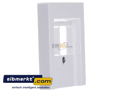 Ansicht links Merten 296025 Zentralplatte aws/gl f�r Anschlussdose 