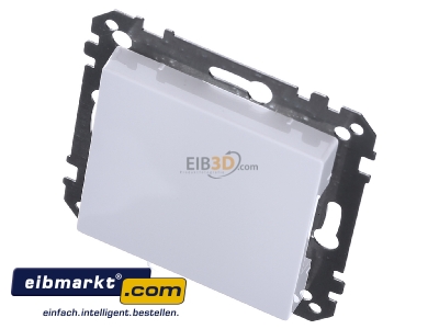 View up front Merten 391625 Basic element with central cover plate
