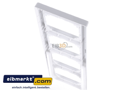 Top rear view Merten 478425 Frame 4-gang white 
