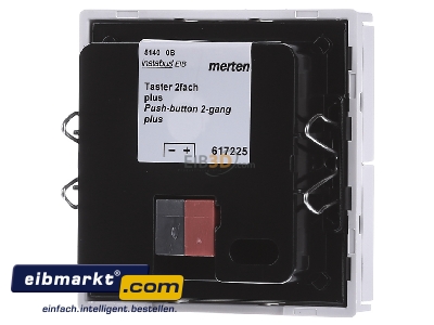Back view Merten 617225 Touch sensor for bus system 4-fold - 

