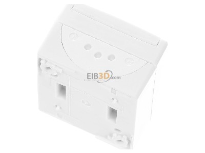 Top rear view Busch Jaeger 2601/7 W-54 Intermediate switch (4-way switch) 
