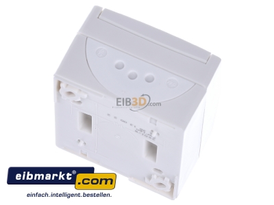 Top rear view Busch-Jaeger 2601/5 W-54 Series switch surface mounted white
