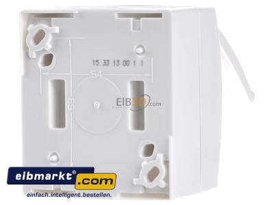 Back view Busch-Jaeger 20 EWN-54 Socket outlet protective contact white 
