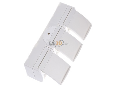 Ansicht oben links Busch Jaeger 2300/3 EW-54 SCHUKO-Dreifachsteckdose 