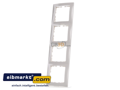 Front view Berker 10148982 Frame 4-gang white
