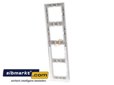 Back view Berker 10148982 Frame 4-gang white
