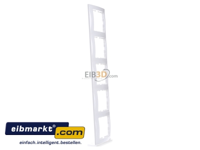 View on the left Berker 10158989 Frame 5-gang white - 
