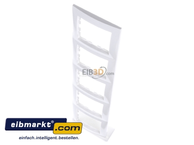 View up front Berker 10158989 Frame 5-gang white - 
